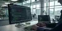 Desarrollador manipulando cadenas en JavaScript con funciones útiles