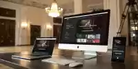 Sitio web con un footer siempre visible en la parte inferior
