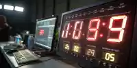 Temporizador digital en pantalla con número de cuenta regresiva