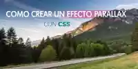 Efecto parallax en diseño web